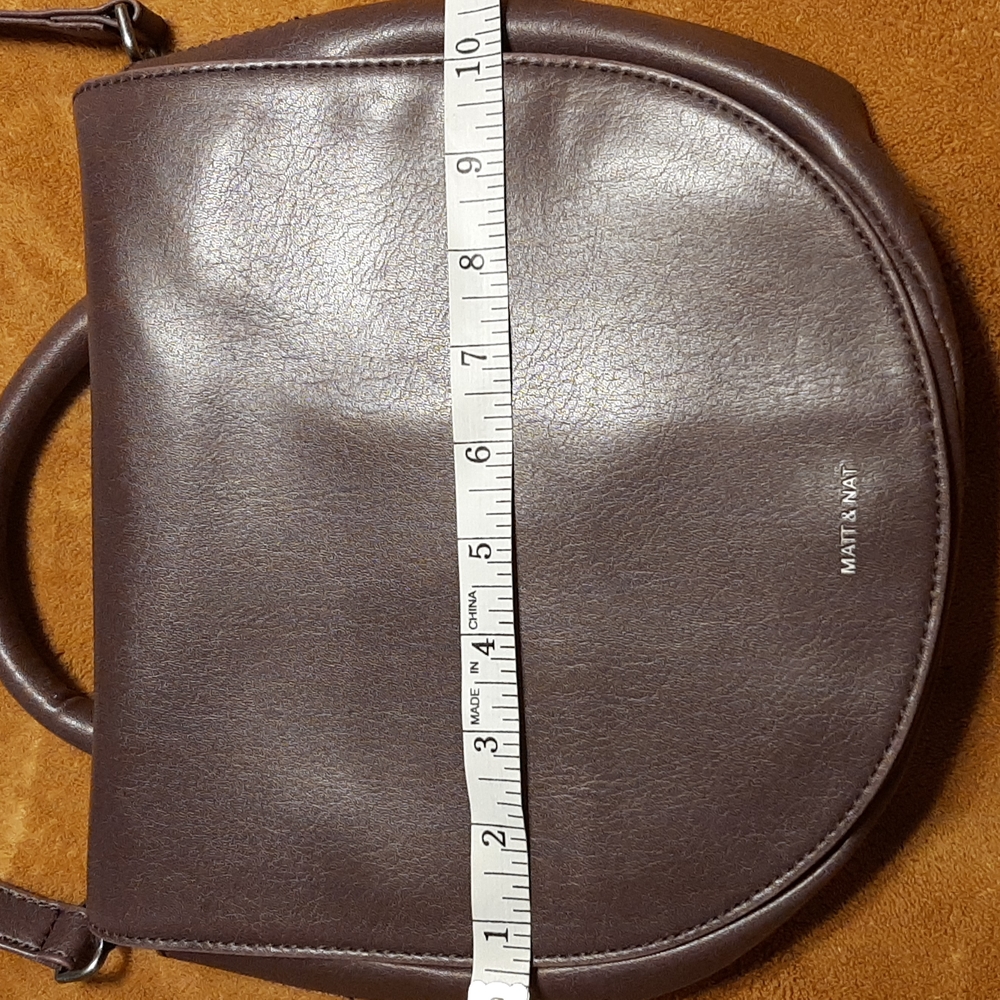 Matt & Nat Brown Crossbody Saddle Bag